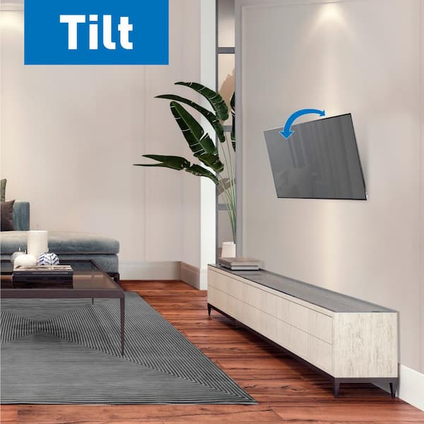 Barkan 13 in to 39 in Tilt Flat / Curved TV Wall Mount, up to 88 lbs