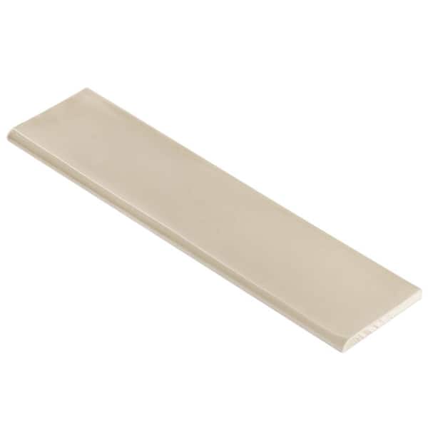 Birmingham Fawn 3 in. x 12 in. Ceramic Bullnose Tile