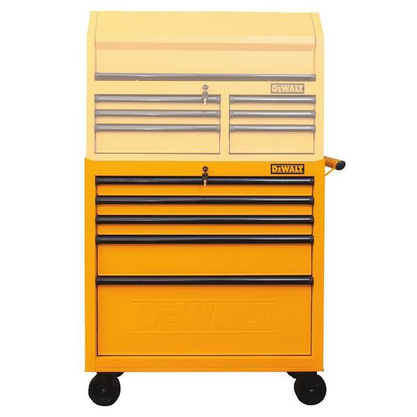 DEWALT - 36 in. 5-Drawer Roller Cabinet Tool Chest in Yellow