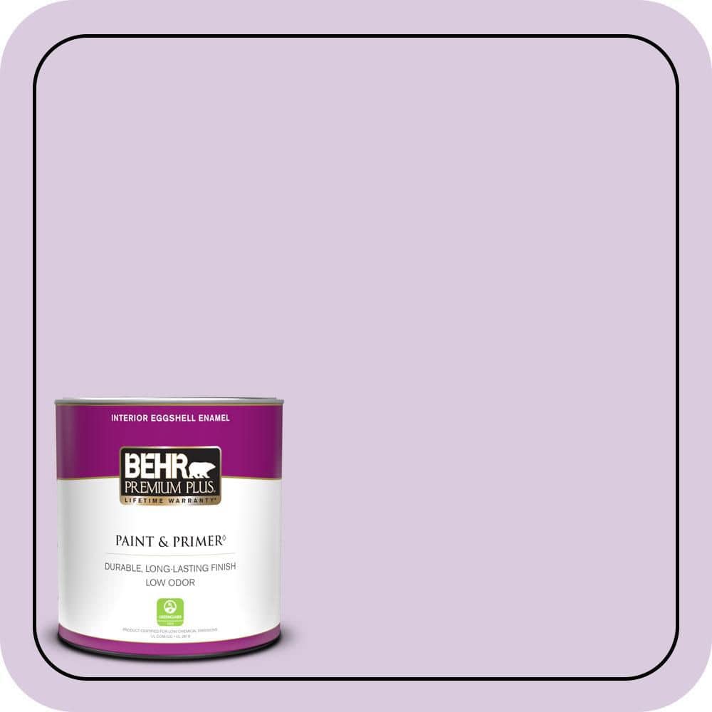 1 qt. #660C-2 Violet Mist Eggshell Enamel Low Odor Interior Paint & Primer price history on PriceWatchPro