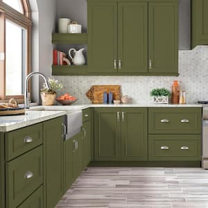 1 qt. #HDC-CL-20 Portsmouth Olive Satin Enamel Interior/Exterior Cabinet, Door & Trim Paint