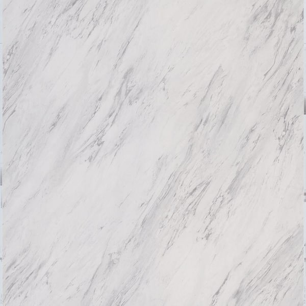 Trafficmaster Carrara Marble 12 In X, White Marble Effect Kitchen Floor Tile Home Depot