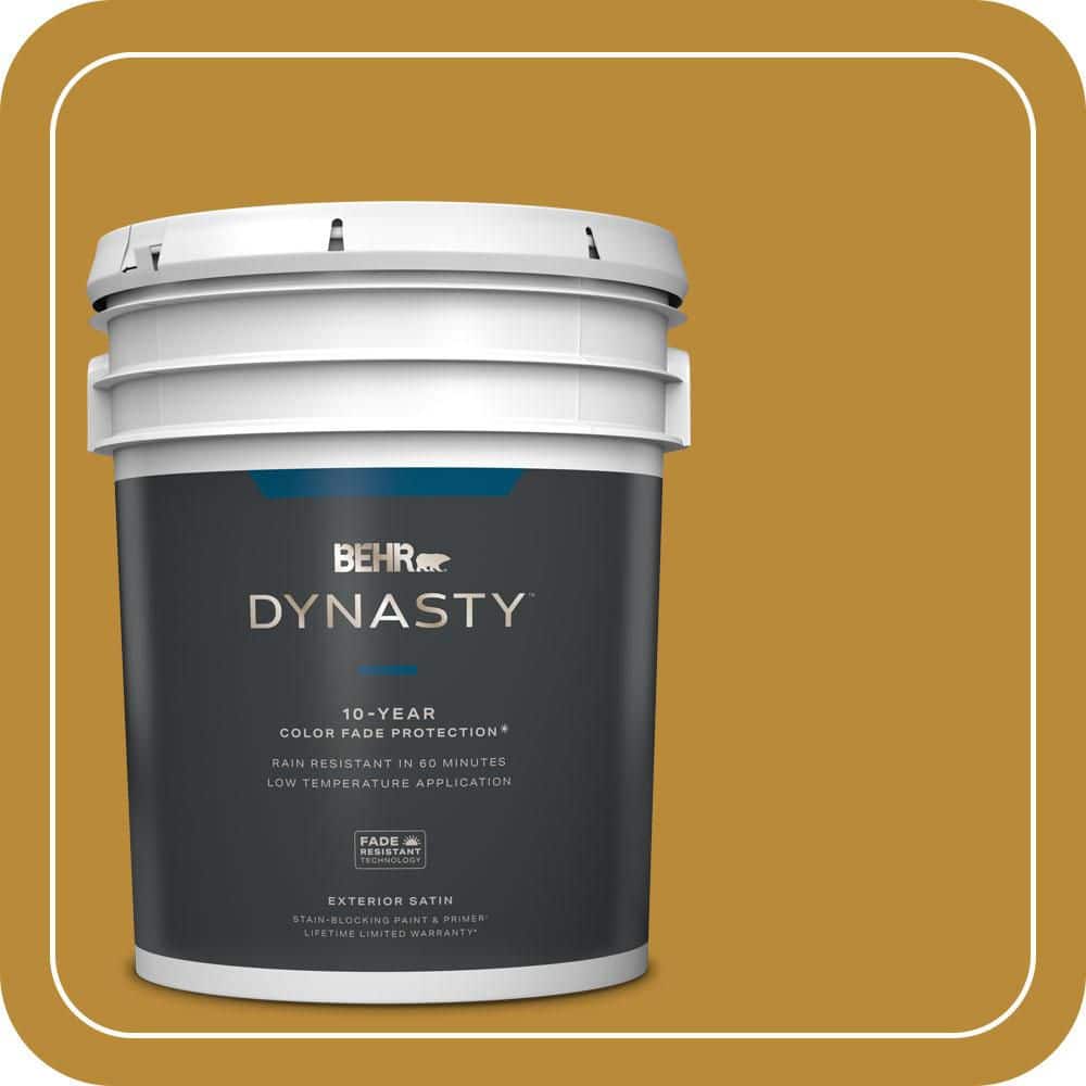 5 gal. #S-H-350 Burmese Gold Satin Enamel Exterior Stain-Blocking Paint & Primer price history on PriceWatchPro