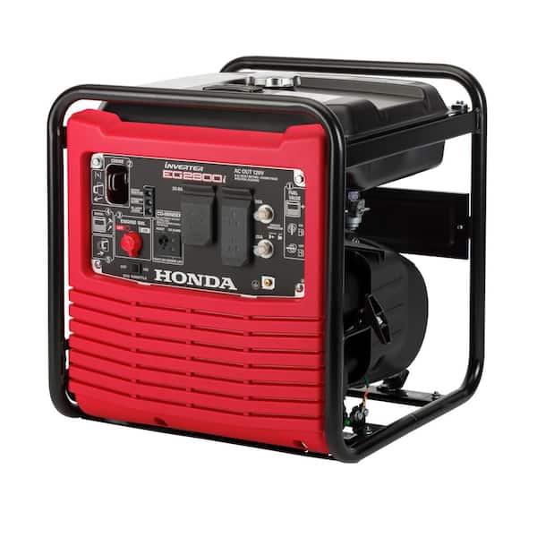 Honda 2800-Watt Recoil Start Portable Gasoline Powered Inverter Generator with Eco-Throttle and Oil Alert