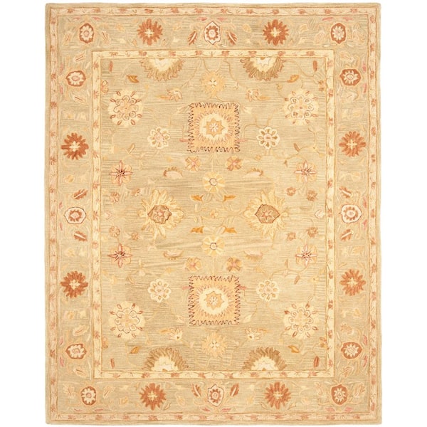 Anatolia 10 ft. x 14 ft. Sage/Sage Oriental Area Rug