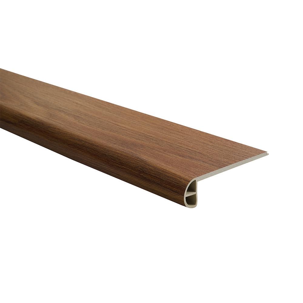 French Oak Covelo 0.98 in. T x 4.53 in. W x 94.48 in. L Vinyl Flush Stair Nose Molding-Designed for 6. 5 mm Plank price history on PriceWatchPro