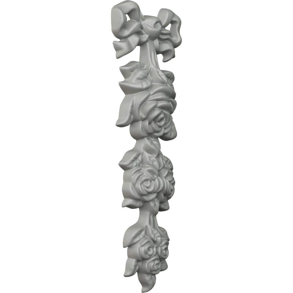 Gray Polyurethane Small Rose Drop Onlay