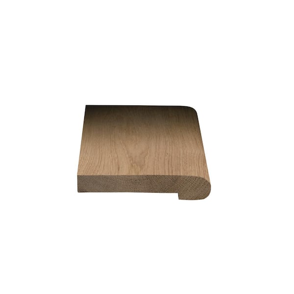 ASPEN FLOORING Farrow 1/2 in. Thick x 2-3/4 in. Width x 78 in. Length Flush Stair Nosing American Hickory Hardwood Trim