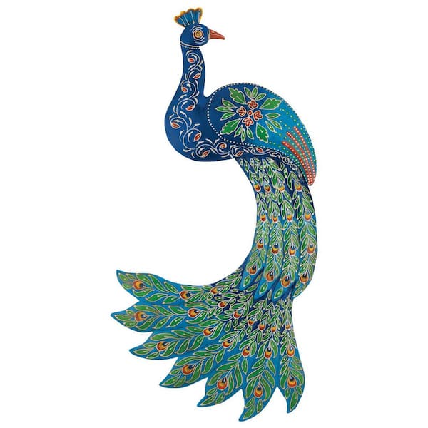 Regal Art & Gift Peacock Wall Decor-Green