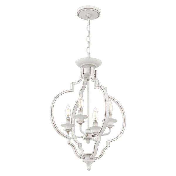 home depot white chandelier