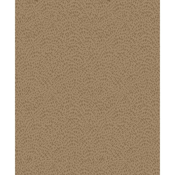 Unbranded Zen Collection Brown Fan Fleck Metallic Sheen Finish Non-Pasted Non-Woven Wallpaper Sample