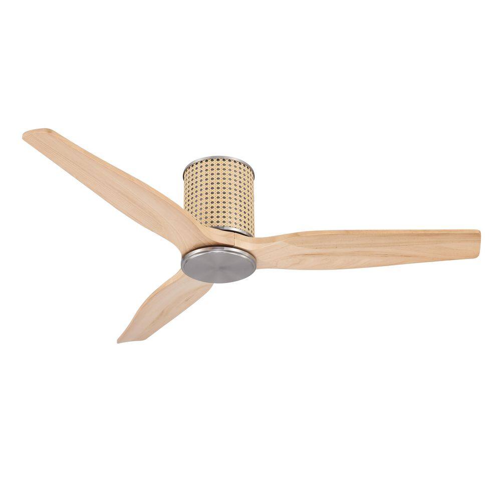48 in. (4 ft. ) Indoor Flush Mount Ceiling Fan without Light, 3 Blades, Nickel price history on PriceWatchPro