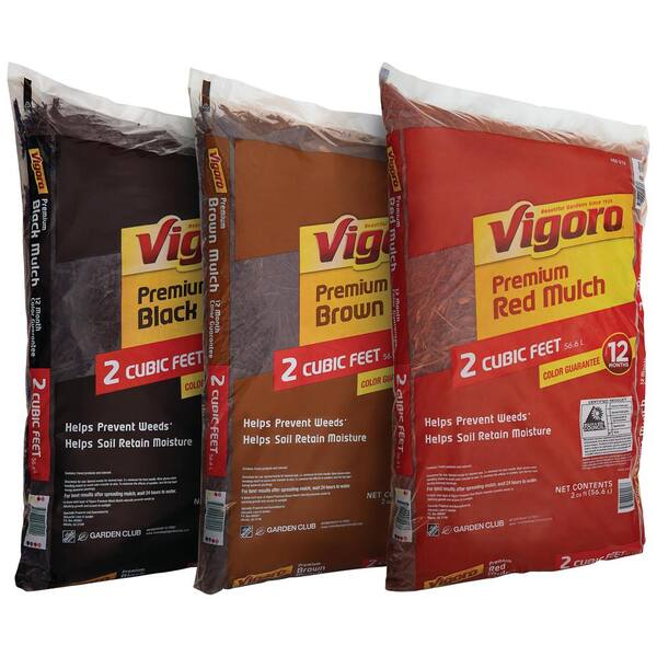 Vigoro 2 Cu Ft Bagged Black Mulch 52050197 The Home Depot