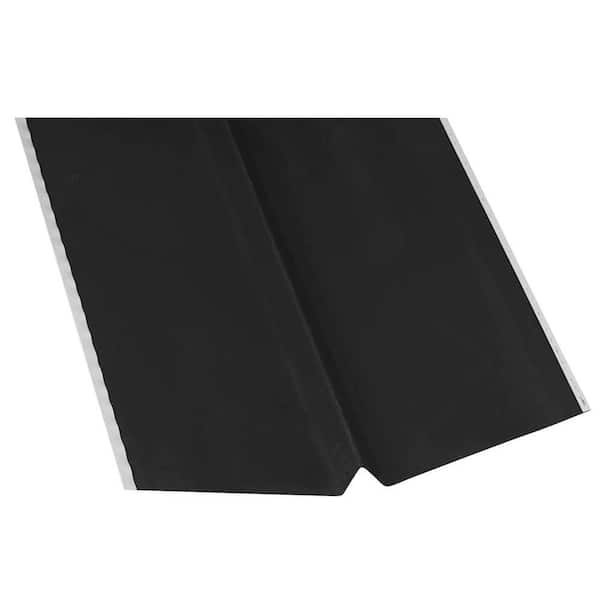 Gibraltar Building Products 24 in. x 10 ft. Galvanized Steel 28-Gauge W-Valley Flashing in Black