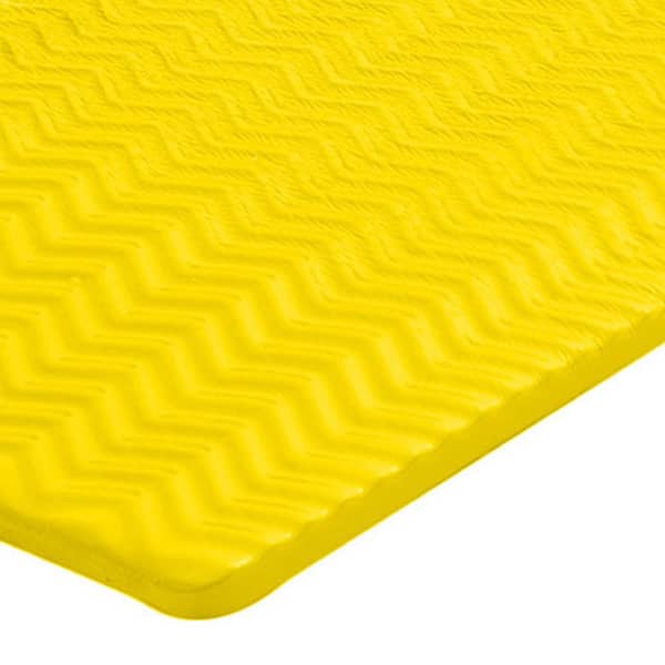 Serenity Yellow Thick Foam Mat Raft Lounger Pool Float