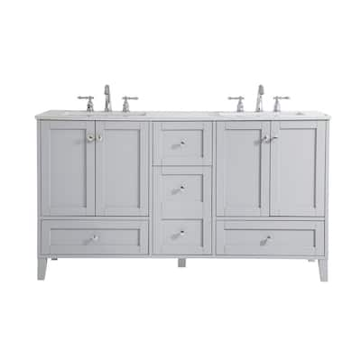 60 Inch Vanities - Single Sink - Bathroom Vanities - Bath - The Home Depot