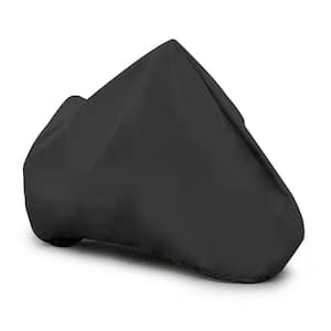 Indoor Stretch 114 in. x 44 in. x 44 in. Black Motorcycle Cover Size MC-2