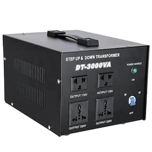 3000-Watt Voltage Transformer Power Converter from 220v-240v to 110v-120v and From 110V-120V to 220V-240V