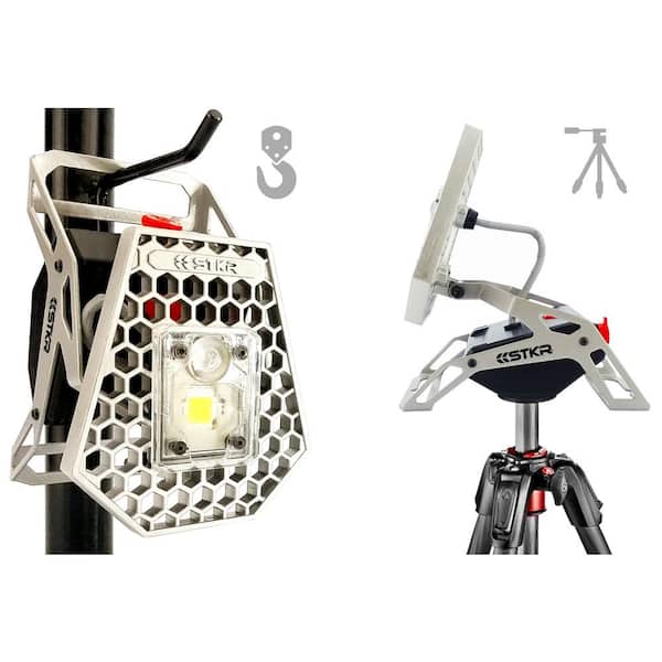 Striker Mobile LED Task Light Portable Rechargeable 1200 Lumen Work Light Stand 