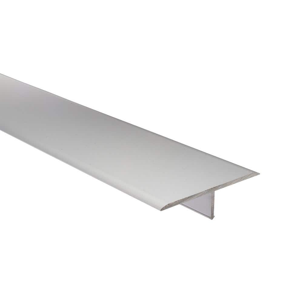 EMAC Novosepara 4 Matt Silver 1 in. x 98-1/2 in. Aluminum Tile
