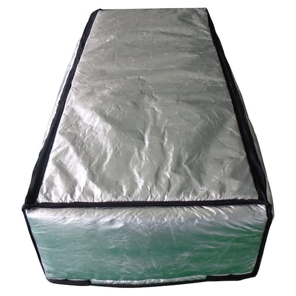 ThermoClimb 22 in. x 54 in. Attic Stair Cover in Double Reflective Insulation with Adjustable Straps and Zipper Opening