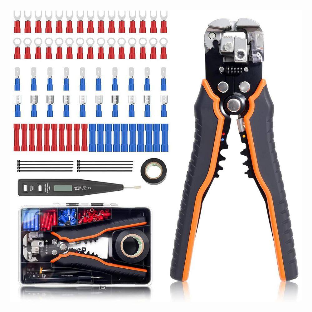 3-in-1 Automatic Wire Stripper Self Adjusting Crimper Cutter for 10-24 AWG Electrical Cable with Accessory Kit price history on PriceWatchPro