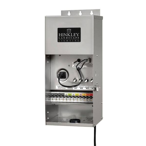 Hinkley Lighting 12-Volt 1200-Watt Stainless Steel High Output Multi-Tap Transformer