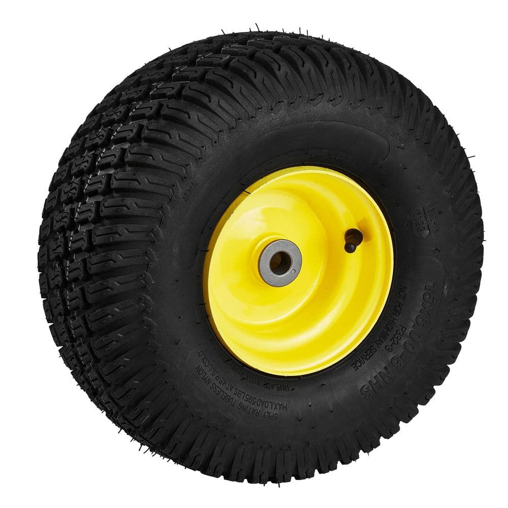 Lawn Mower Tires with Rim, 15x6-6 in. Tubeless Tractor Tires, 2-Pack Tire and Wheel Assembly, 3 in. Offset Hub price history on PriceWatchPro