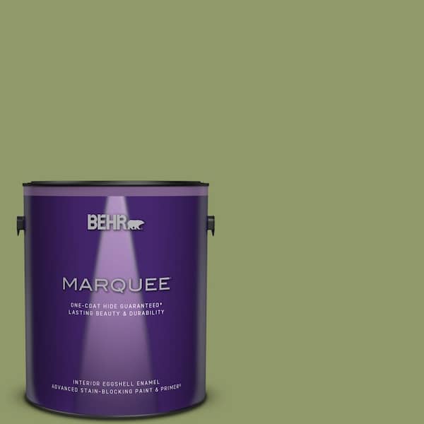 BEHR MARQUEE 1 gal. Home Decorators Collection #HDC-SP14-2 Exotic Palm Eggshell Enamel Interior Paint & Primer