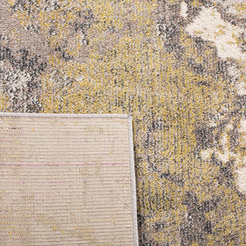 Gray Reversible Synthetic Rectangular Area Rug, 8' x 11'
