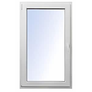 24 in. x 48 in. Elite Euro White Double-Pane Vinyl Tilt/Turn Window with Left Inward Swing