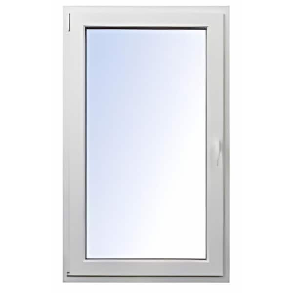 Avora Doors and Windows 32 in. x 54 in. Elite Euro White Double-Pane Vinyl Tilt/Turn Window with Left Inward Swing