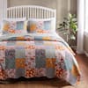Greenland Home Fashions Carlie 2-Piece Calico Cotton Blend Twin
