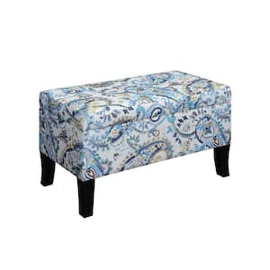 Designs4Comfort Winslow Paisley Storage Ottoman