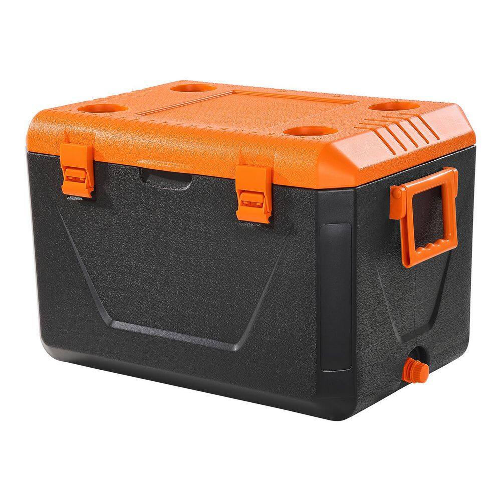 63 qt. Portable Cooler, Ice Retention, Heavy-Duty Handles, Cup Holder, Insulated Material, Ideal for Picnics and Trips price history on PriceWatchPro