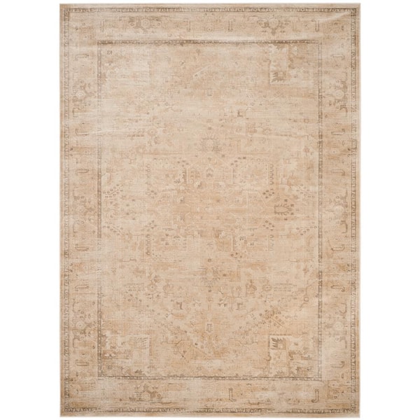 Vintage Stone 9 ft. x 12 ft. Distressed Floral Area Rug