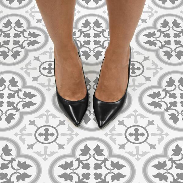 FloorPops Eclipse Peel & Stick Floor Tiles 10 Tiles/10 sq.ft