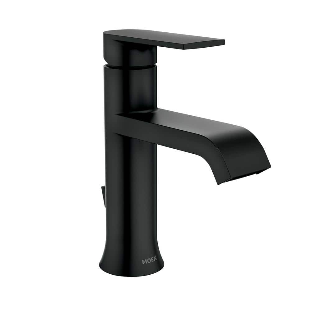 MOEN 84760BL Genta Single Hole Single-Handle Bathroom Faucet in