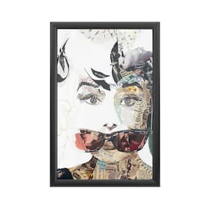 "Audrey" by Ines Kouidis Framed with LED Light Figurative Wall Art 24 in. x 16 in.
