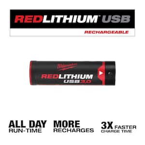 REDLITHIUM Lithium-Ion Rechargeable USB 3.0 AH Battery
