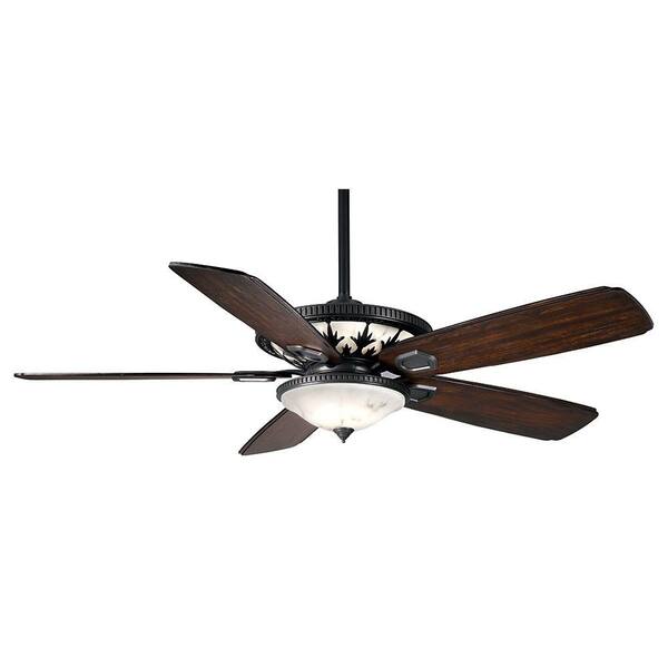 Casablanca Continental 60 in. Indoor/Outdoor Bullion Black Rated Ceiling Fan -DISCONTINUED