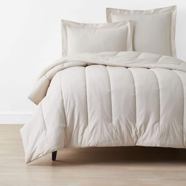 Company Cotton Garment Wash Buff Full Cotton Percale Comforter