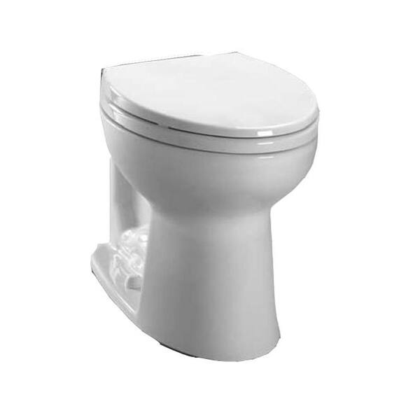 TOTO Carusoe Round Toilet Bowl Only in Cotton White