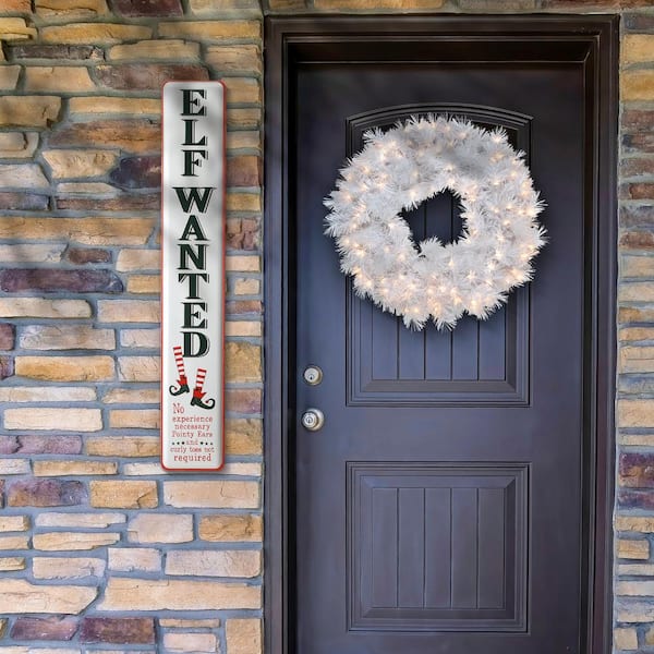 47 " Elf Wanted Wall Sign