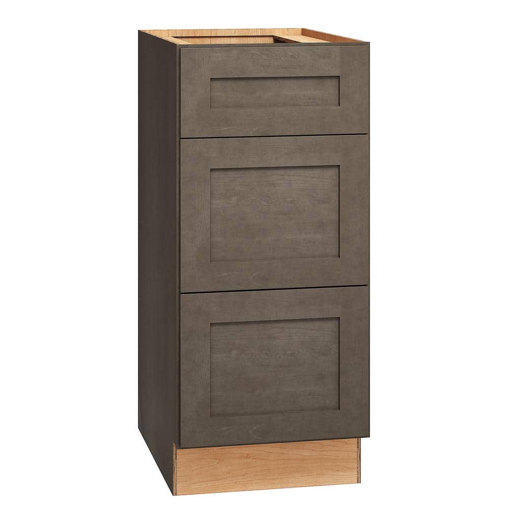 QuickShip Cottage 15 in. W x 21 in. D x 34.5 in. H Assembled Plywood Shaker Bath Drawer Base Cabinet in Fieldstone price history on PriceWatchPro