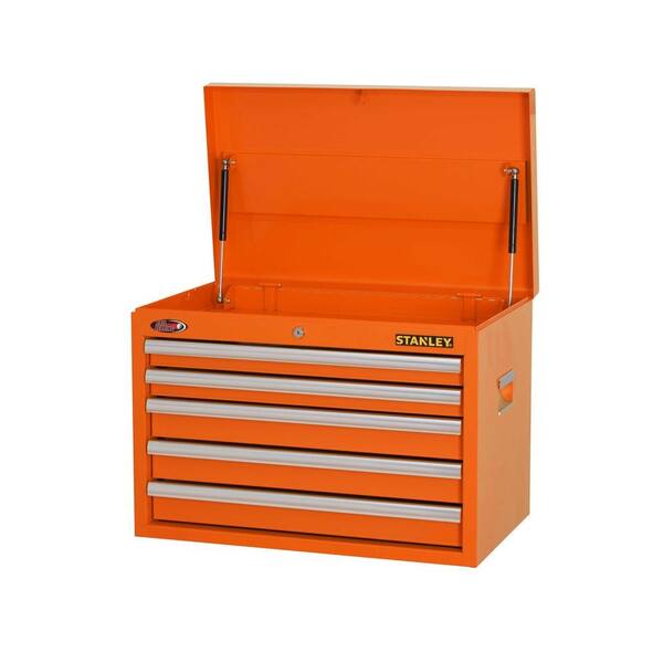 Stanley 26 in. W 5-Drawer Tool Chest, Orange