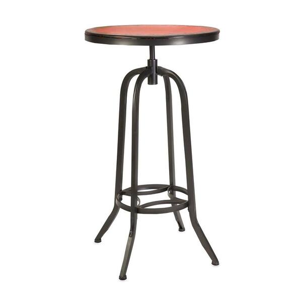 Filament Design Lenor 42.75 in. Iron Bar Table in Black