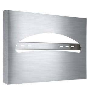 Stainless Steel Brushed Toilet Seat Cover Dispenser with Toilet Seat Covers 250-Sheets Per Pack (3-Packs Per Case)