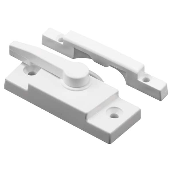 Window Sash Lock for Vinyl Windows, White