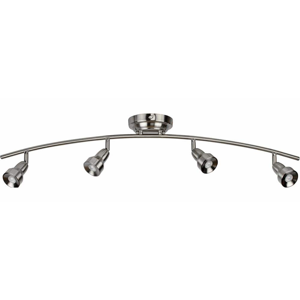 UPC 037949007180 product image for Kelso 3 ft. 4-Light Brushed Nickel LED Track Lighting Kit | upcitemdb.com